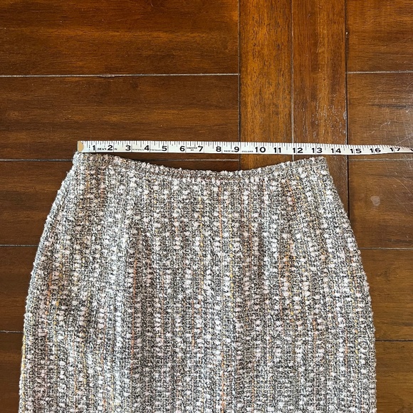 Pink/Brown Neiman Marcus Tweed Skirt - Picture 2 of 7